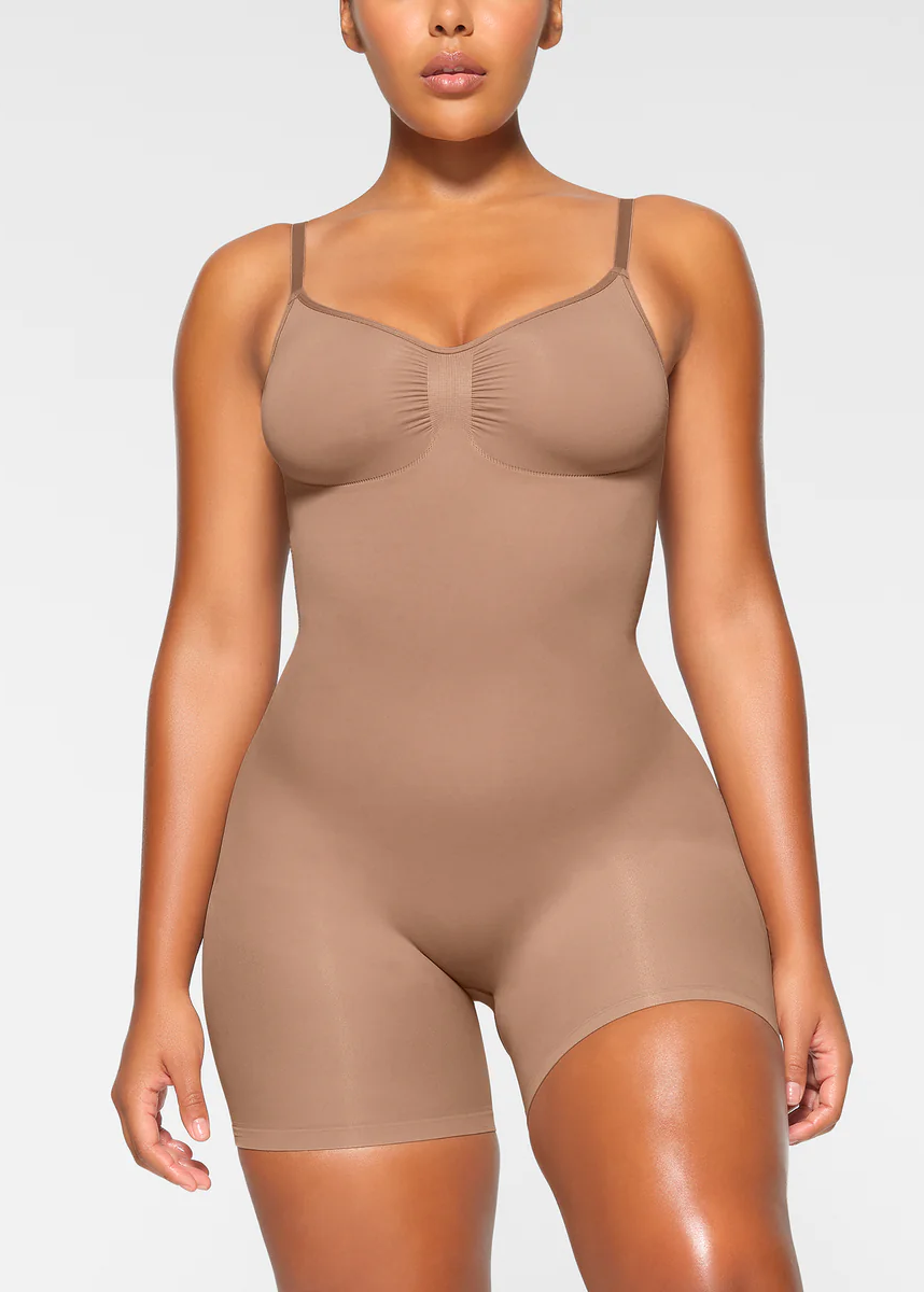 Customized mid-thigh jumpsuits